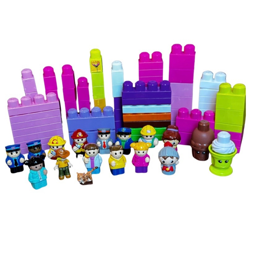 Mega Bloks and Figures 95+ Pieces